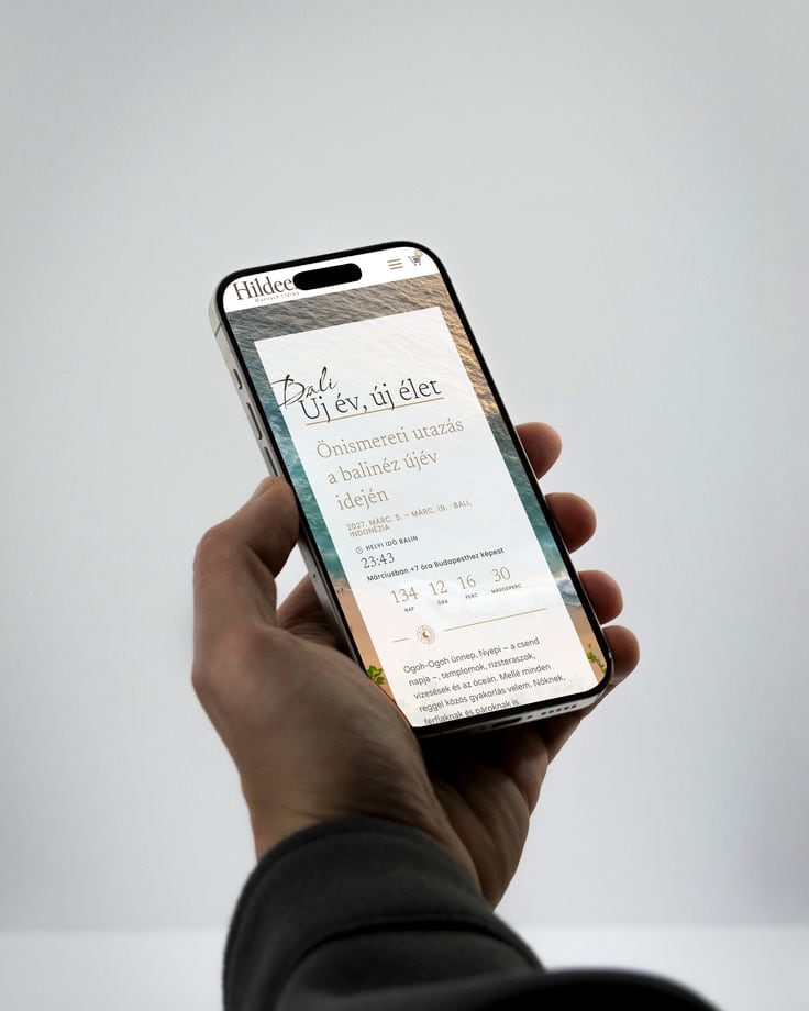 Hildee.eu — mobile mockup 1