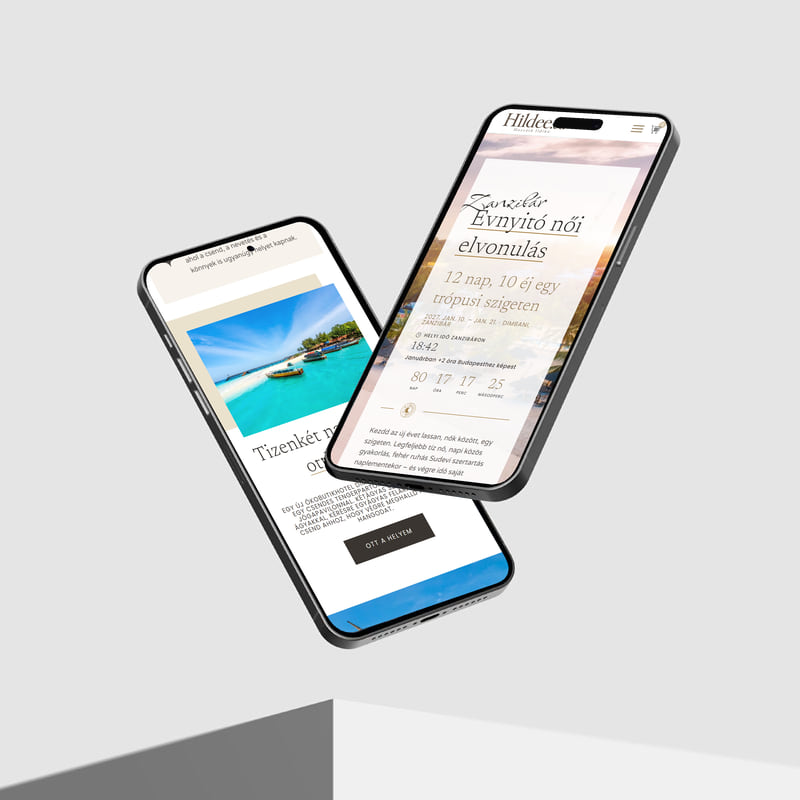 Hildee.eu — mobile mockup 2